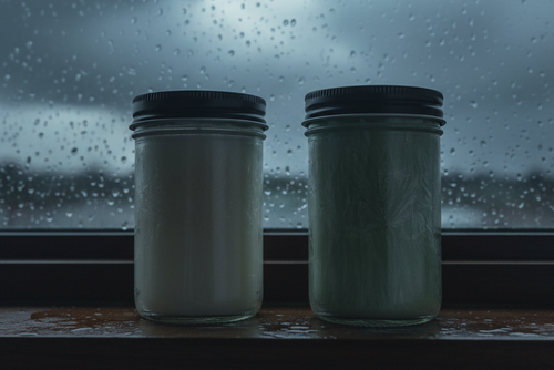 Moody Rainy Jars